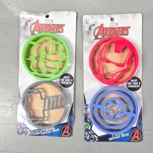 Marvel‎ Avengers Superhero Silicone Breakfast Pancake Egg Molds New